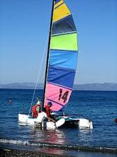 Sailing Kos - Hobiecat